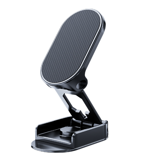 2025 New Alloy Car Phone Holder Dashboard Magnetic Mobile Stand Portable Foldable Phone Mount