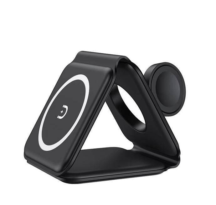 15w Magnetic Wireless Charger 3 in 1 One Magnet Charging Station for iPhone Pro for Iwatch for airpod