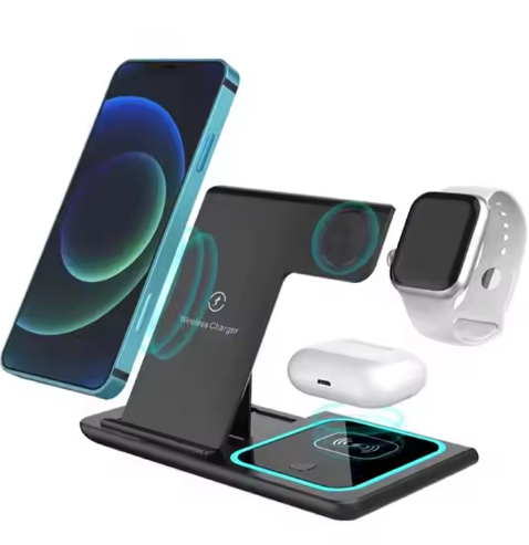 2025 Hot Selling Product Charger Magnetic 15W 3 in 1 Wireless Charger Charging Station for iPhone 14/15 Pro Fast Charger
