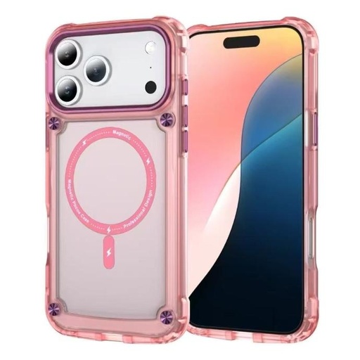2025 Anti Fall Magnetic Acrylic Mobile Phone Case for iPhone 17 Frosted Armor Shockproof Back Cover